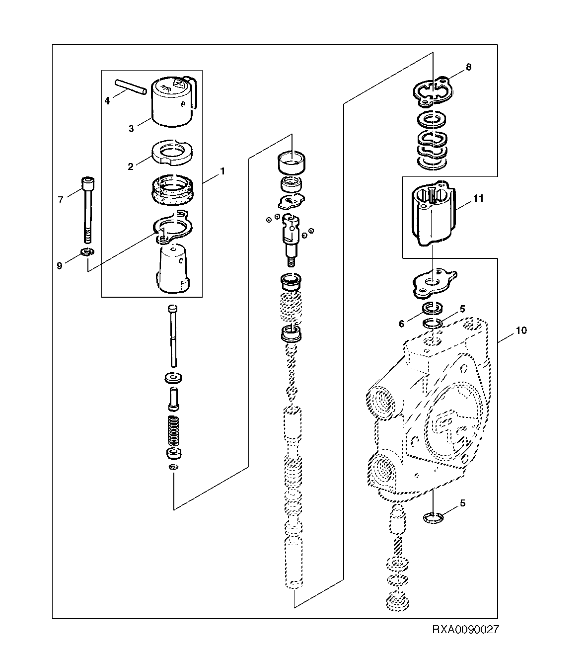 Selective Control Valve End Cap Upgrade Kit (2 Detent) (European Version)