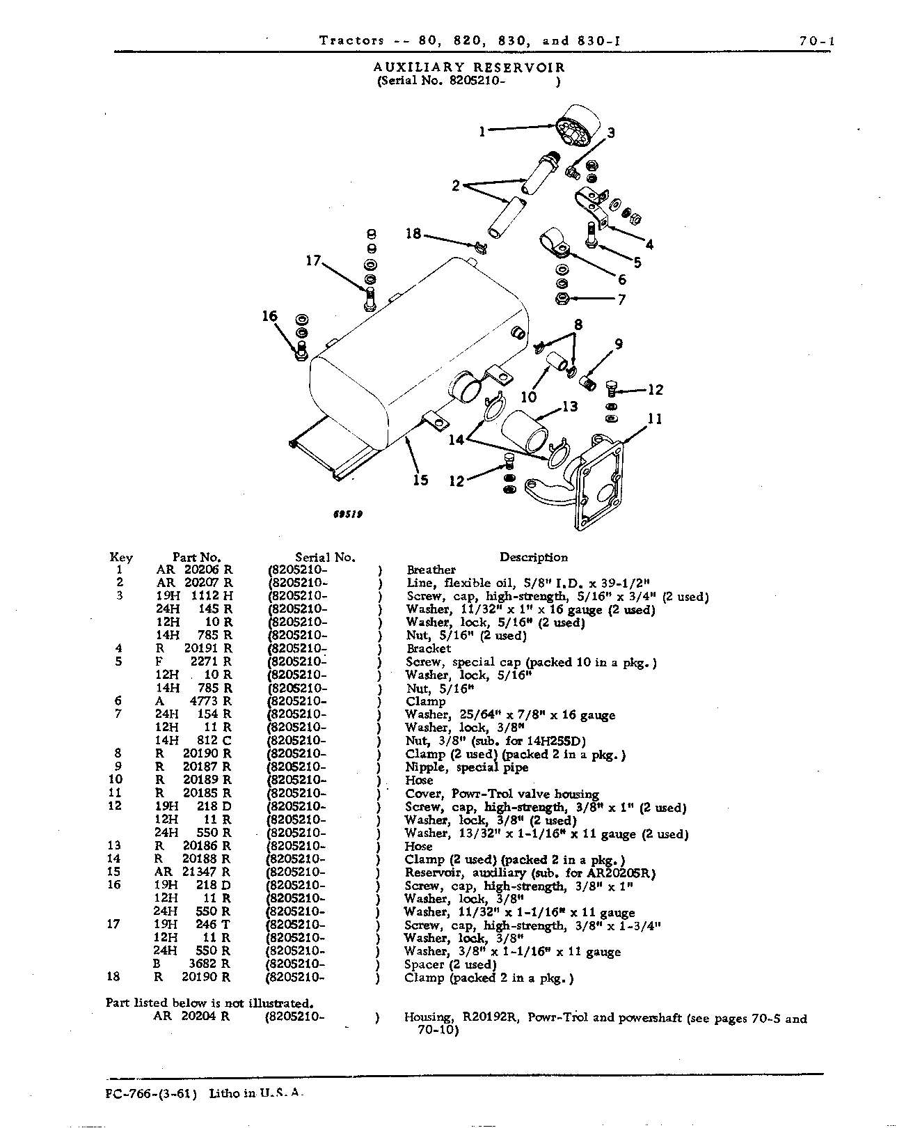 Auxiliary reservoir