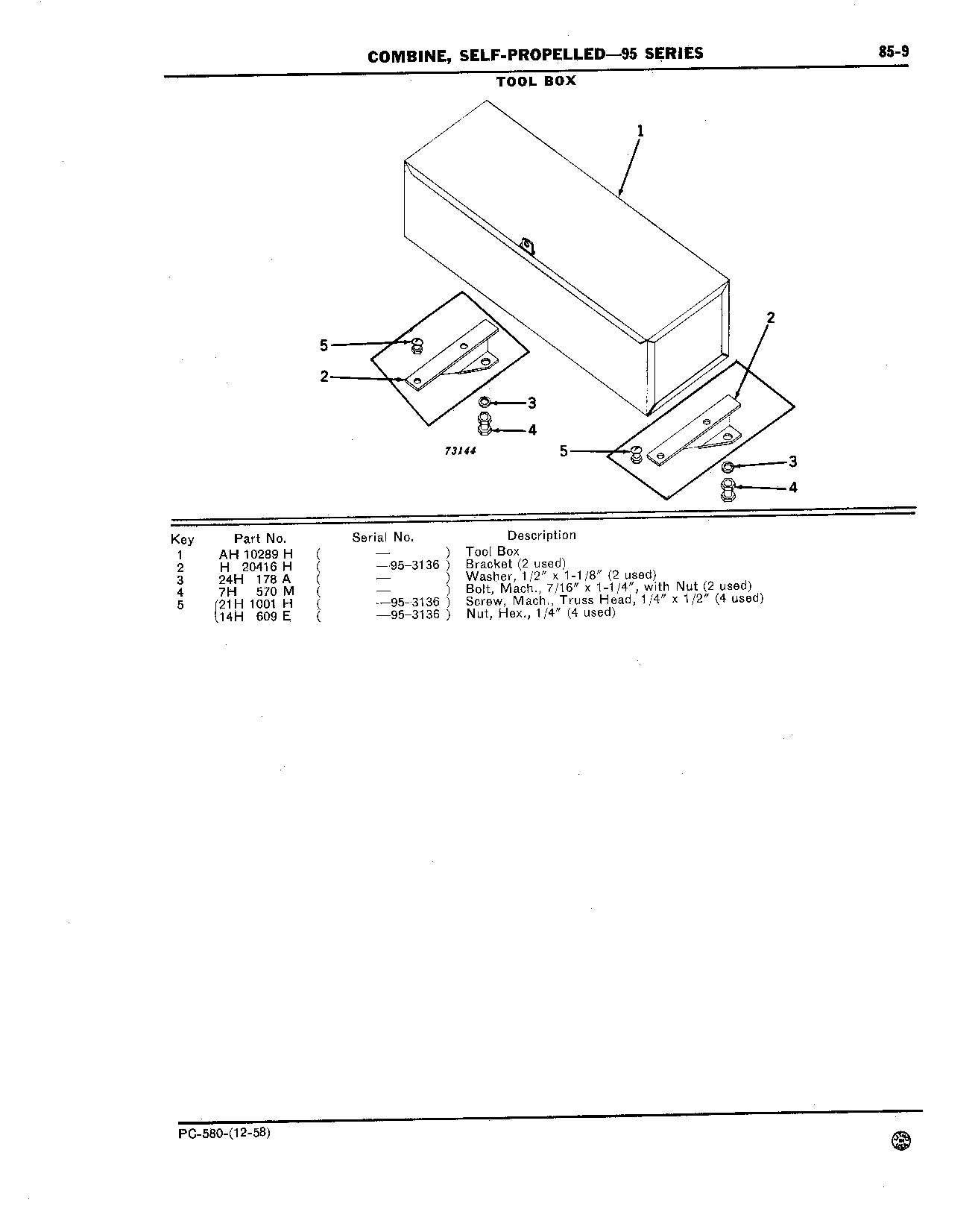 Separator Front, Top and Side Sheets, and Ladder (Continued)