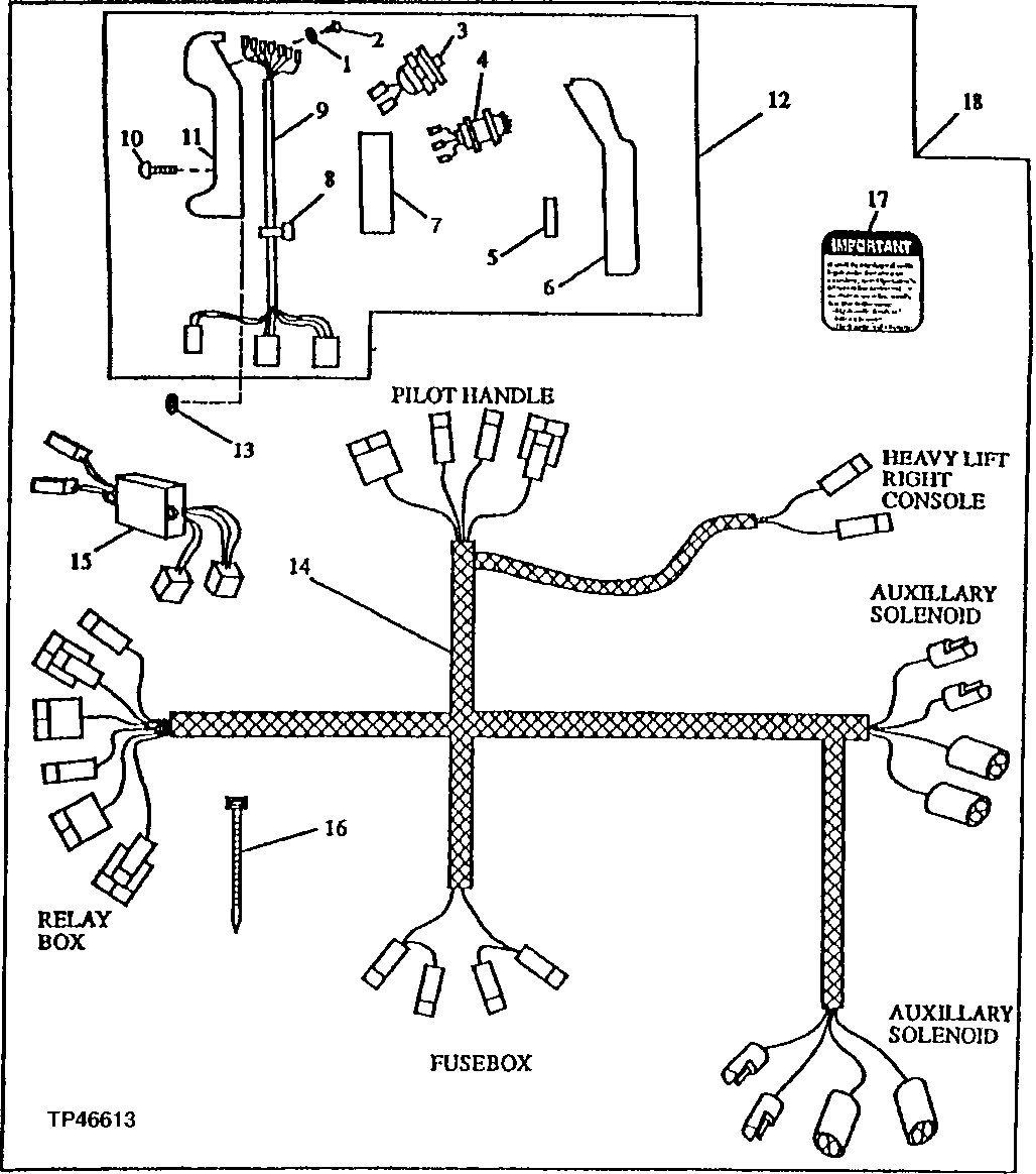 DUAL CONTROL HANDLE FOR AUXILIARY FUNCTION (2 SOLENOIDS)