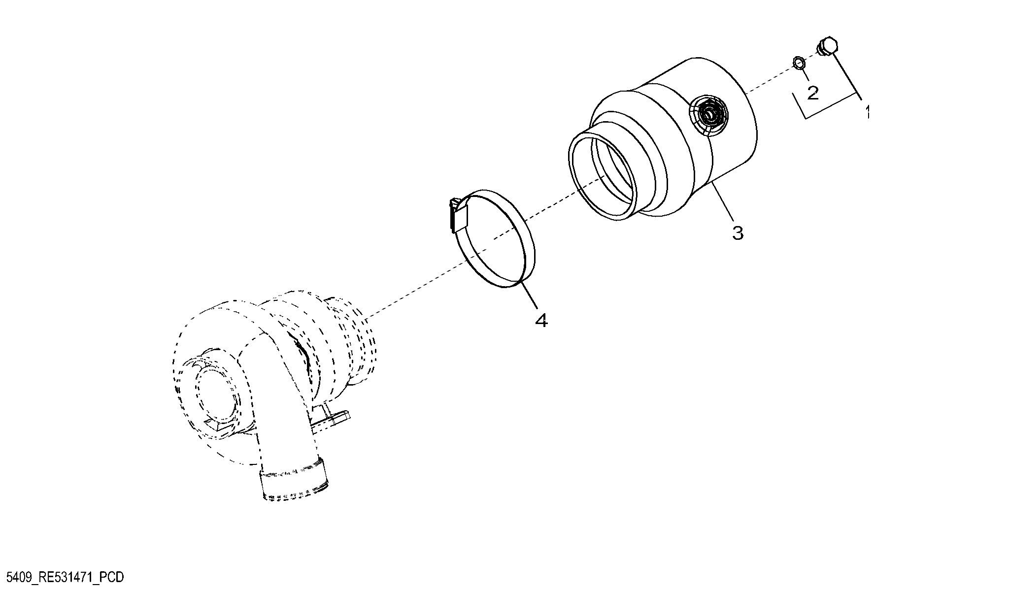 5409 Turbo Air Inlet ( - 004432)