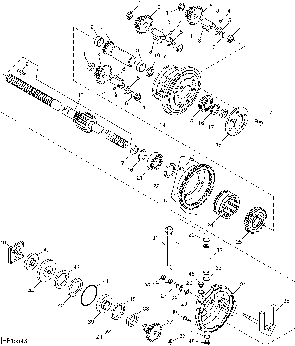 Reverser Gear Box (Hi Capacity) ( - 700300)