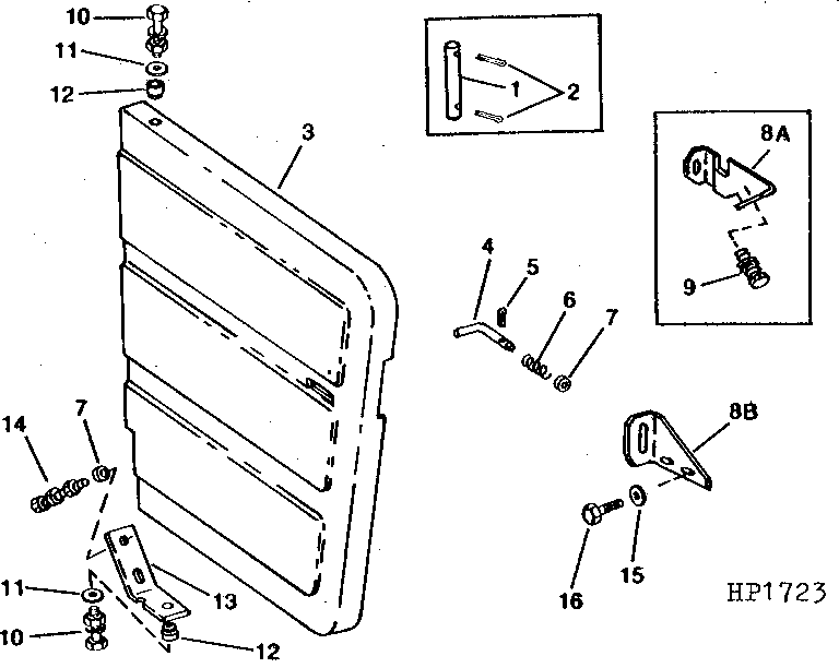 Separator Right - Hand Shield (Use With Tires)
