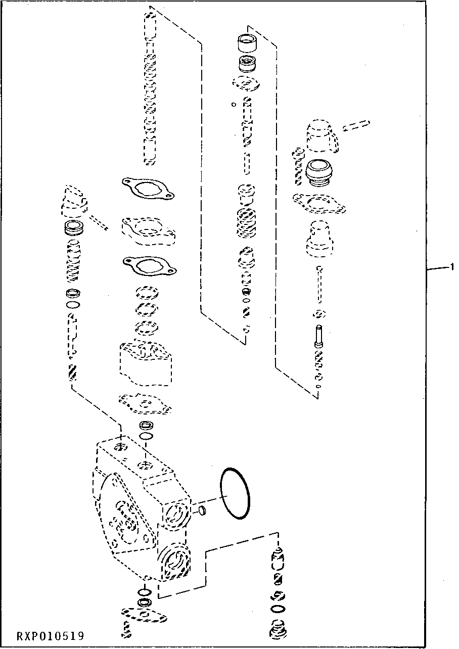 SELECTIVE CONTROL VALVE OVERHAUL KIT (2 DETENT)