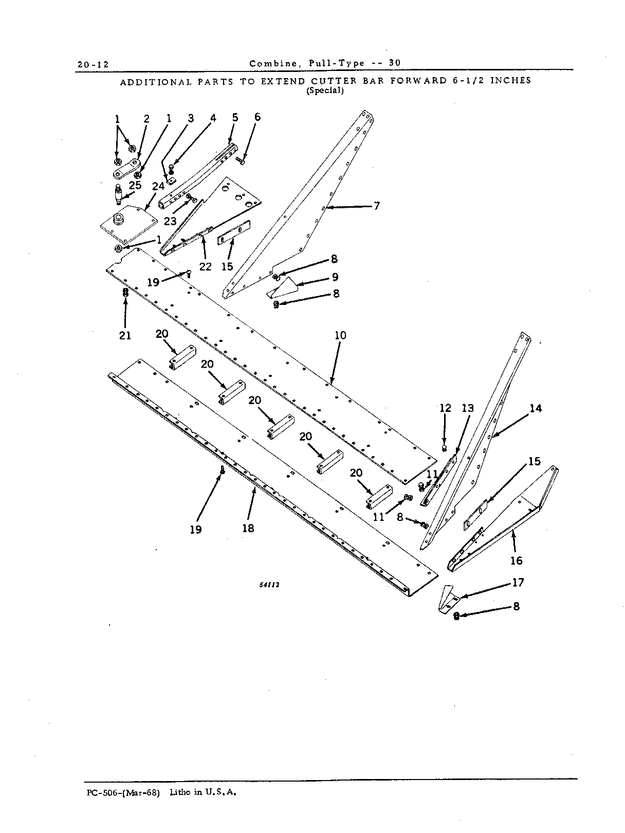 Cutter Bar Extension (Special)