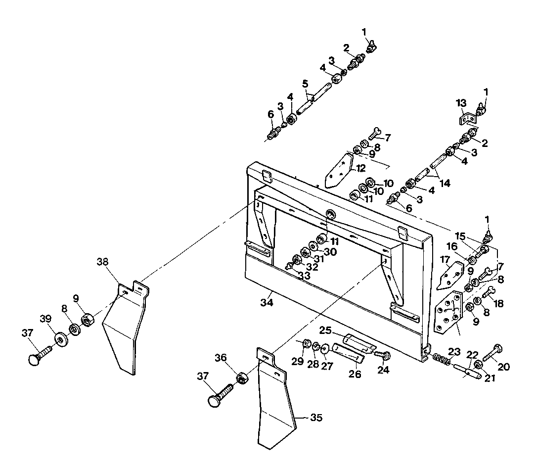 FEEDER HOUSE - OSCILANTE PLATE - LEVELING SYSTEM (33850-)