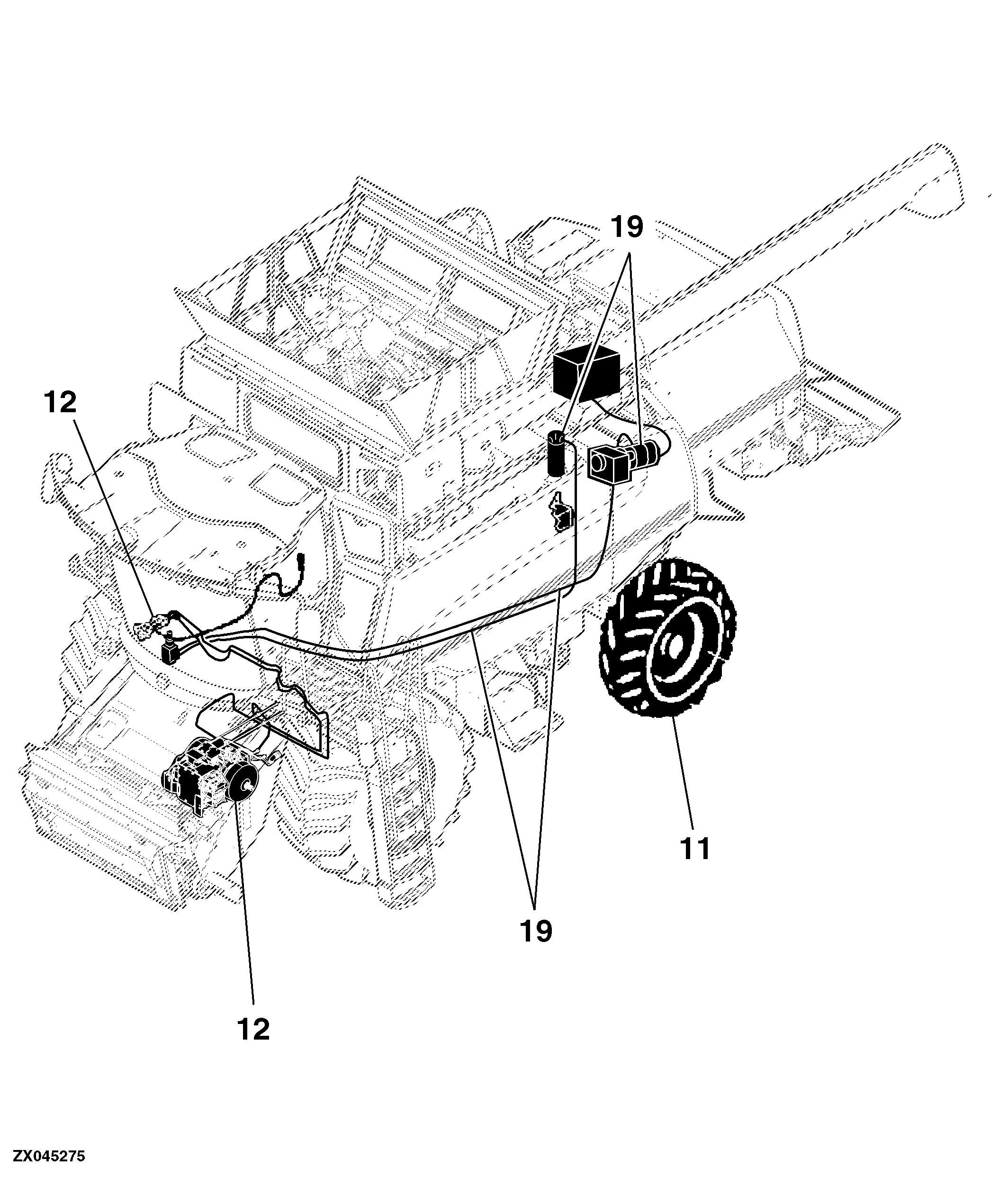 60 Steering, Brakes, Rear Axle Combine T560 - MY12