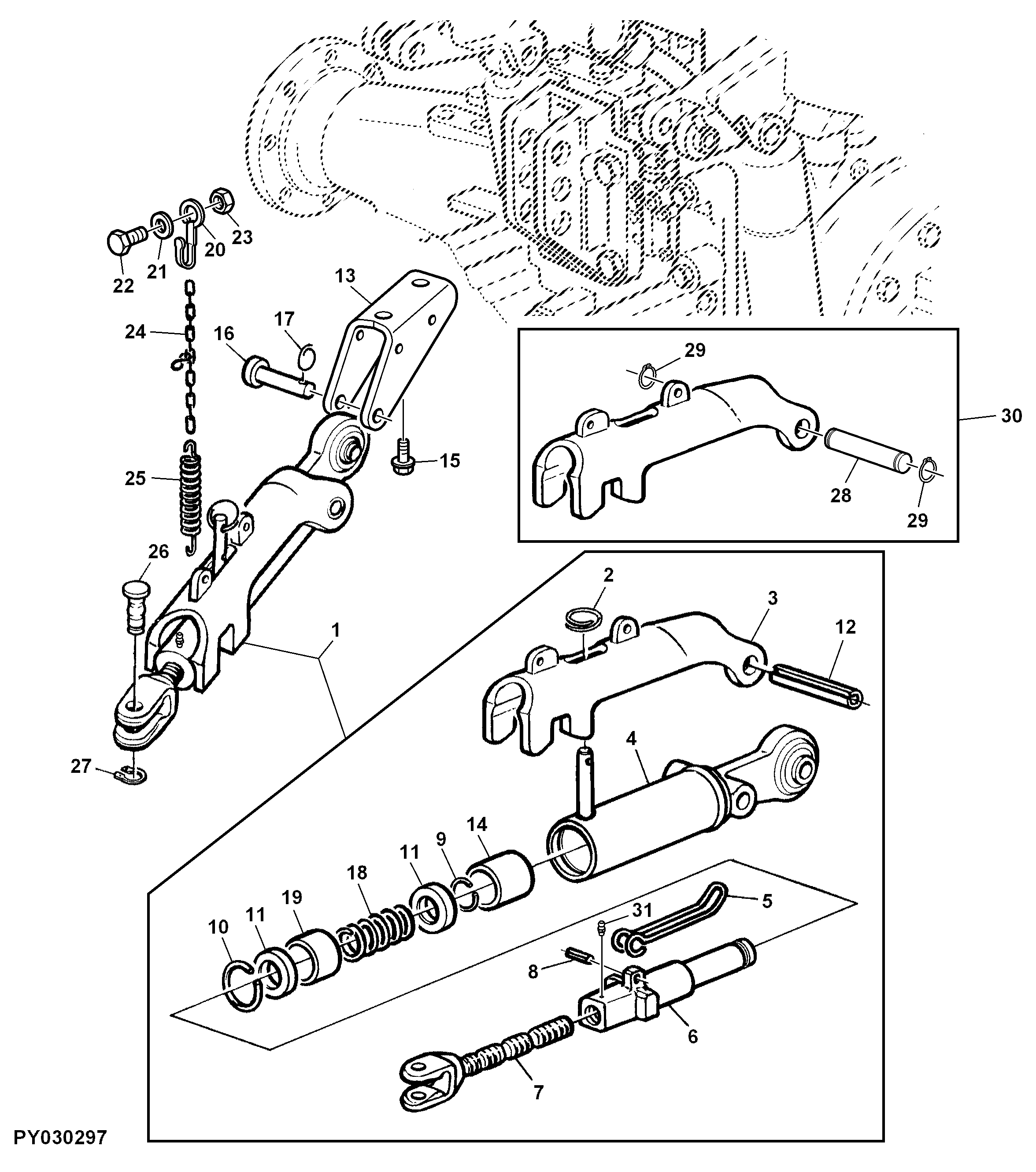 AUTOMATIC STABILIZER BAR, LEFT HAND AND RIGHT-HAND