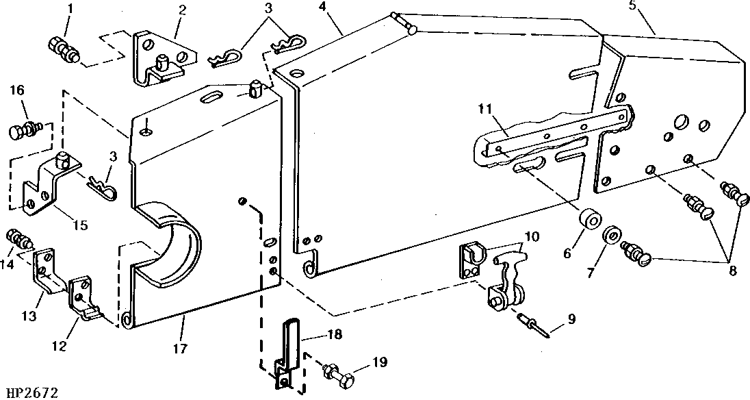 FEEDER HOUSE SHIELDS (LEFT - HAND) (VARIABLE DRIVE)