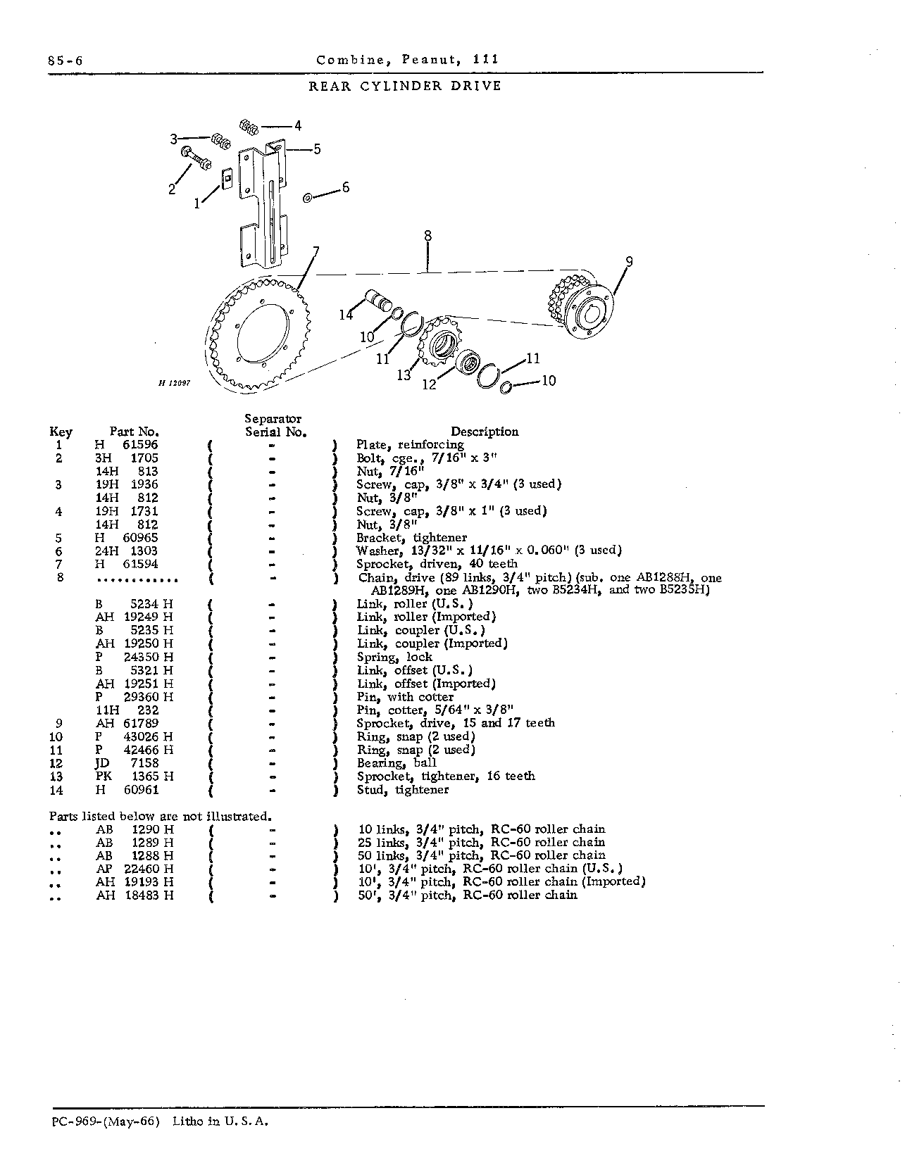 Cylinder: Drive (rear)