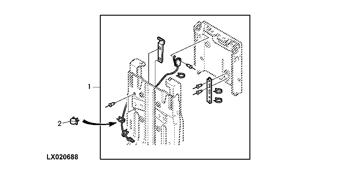 Comfort Seat Switch (Isolated Open Operator Station/With CAB) ( - 420000)