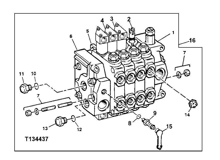 GRAPPLE CONTROL VALVE (PILOT) (DF) (SN -596699)