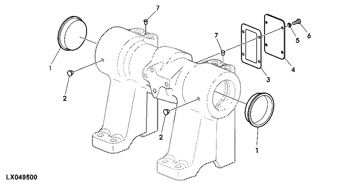 Plugs For Rockshaft Support (Without Rockshaft)