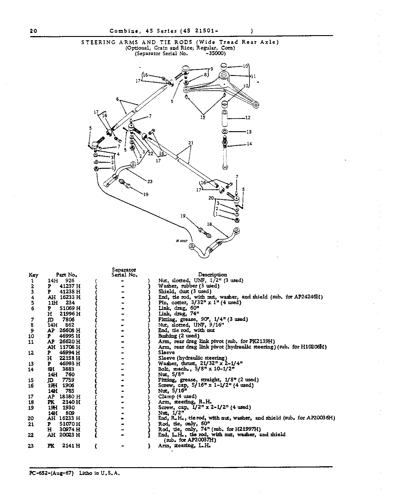 Rear Wheels, Supports and Steering (Continued)