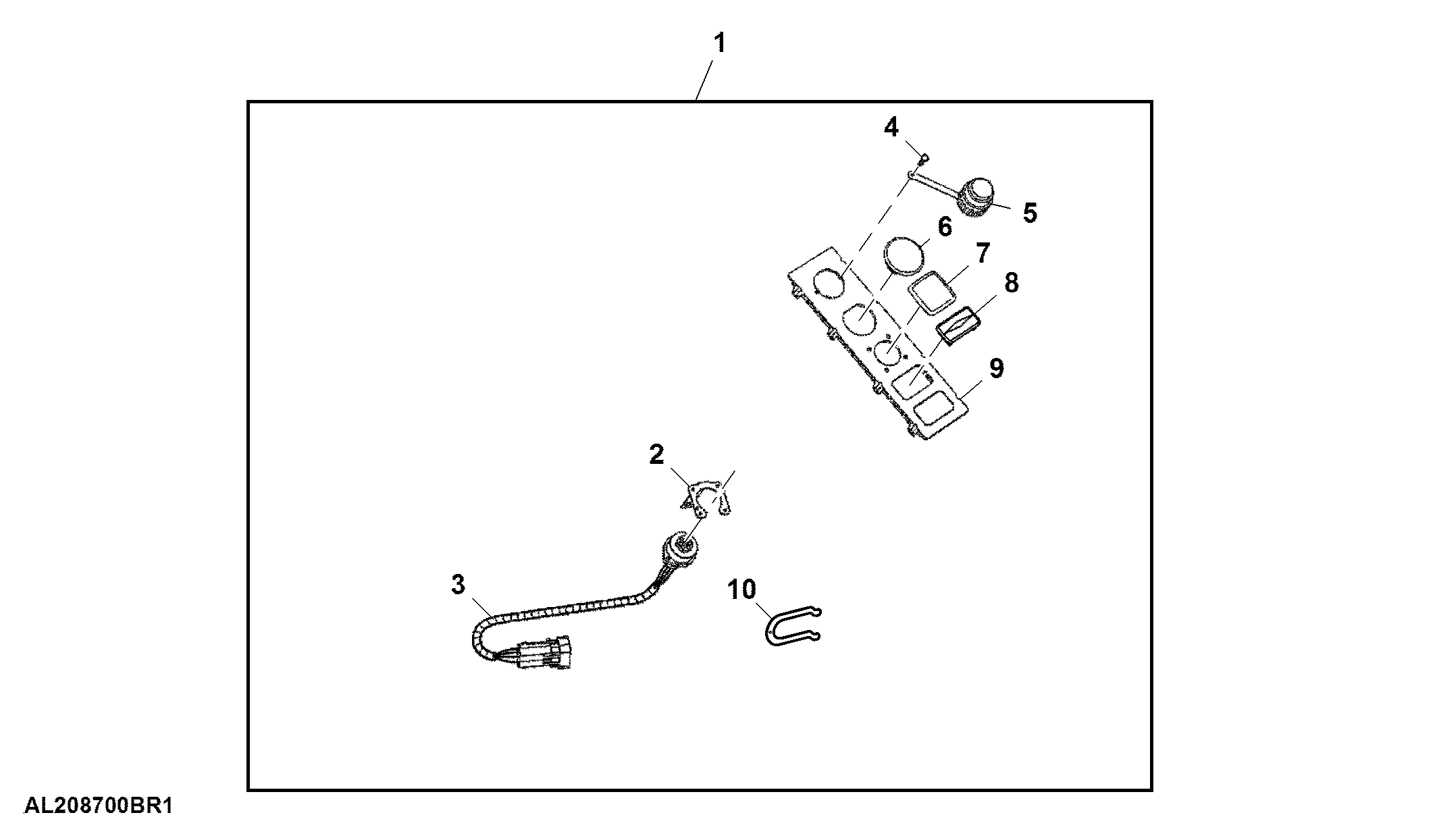 Attachment, Multiple Sockets Strap, Wiring Harness