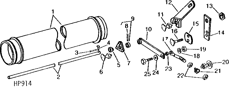 FEEDER CONVEYOR IDLER SHAFT AND FEEDER DRUM (4501 - )