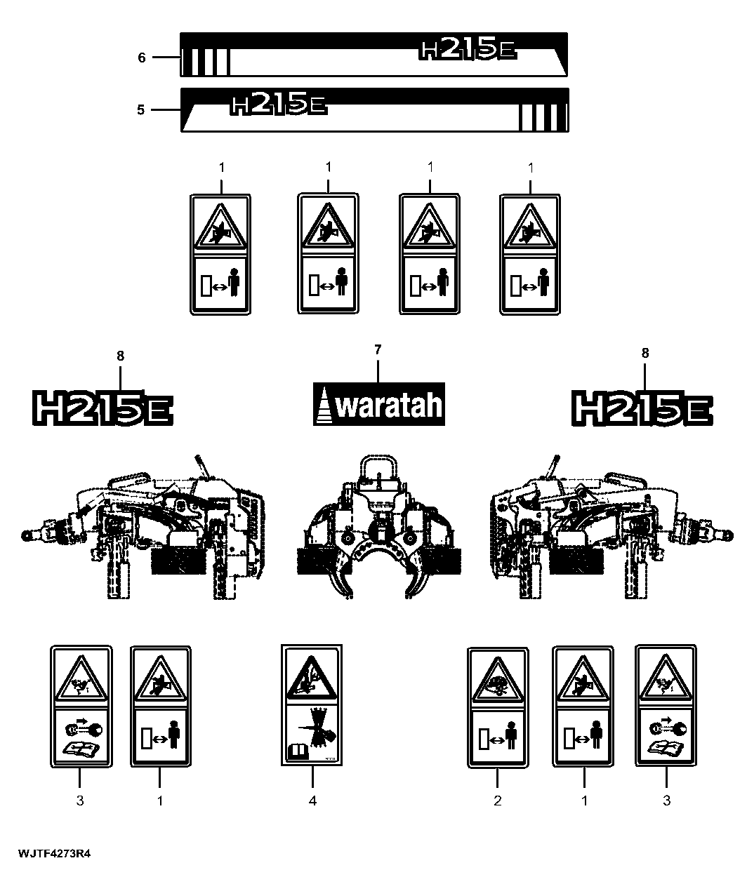 Waratah Labels All Countries (Not for USA & Canada)