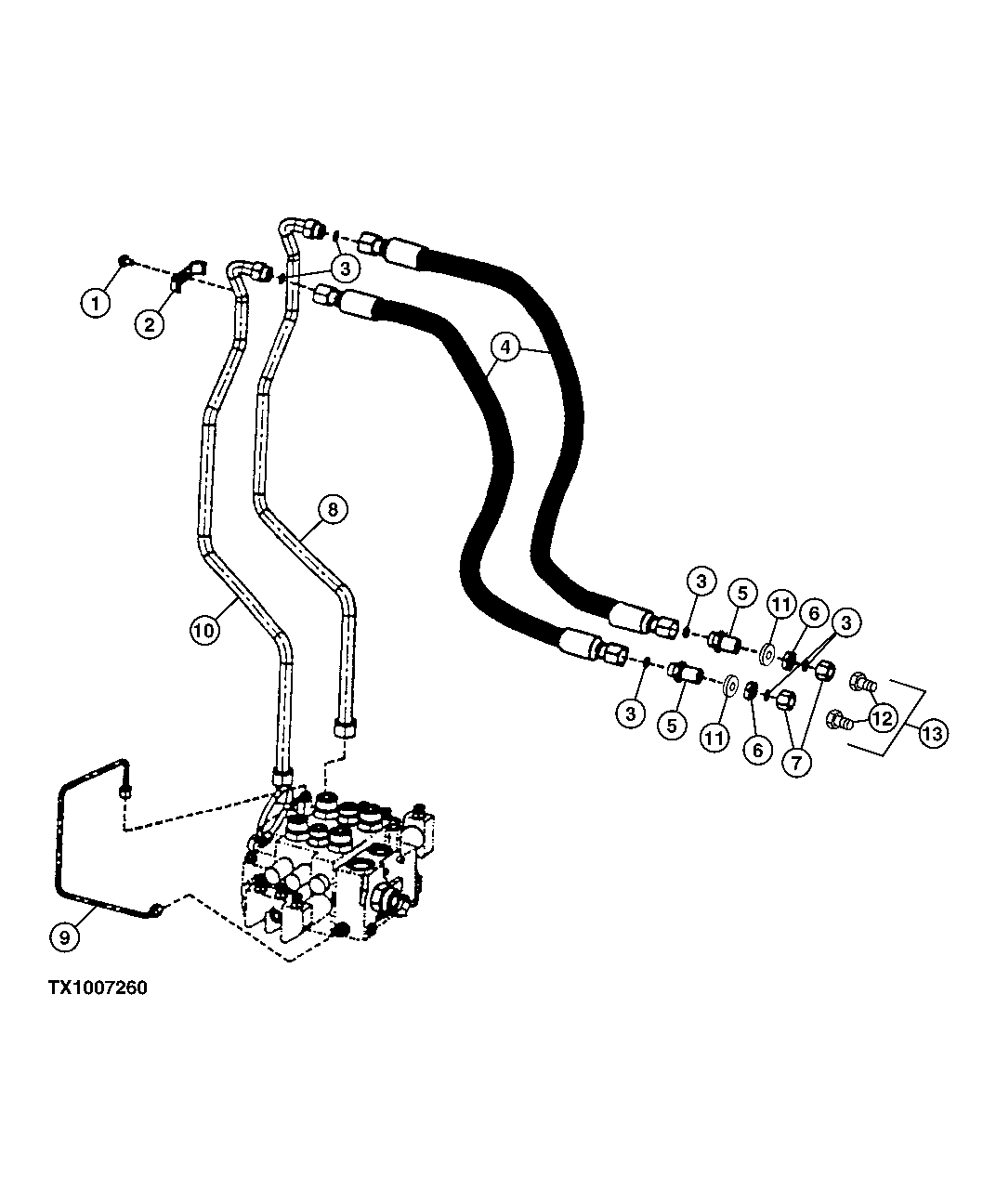 Third Function Auxiliary Hydraulics ( - 568711)