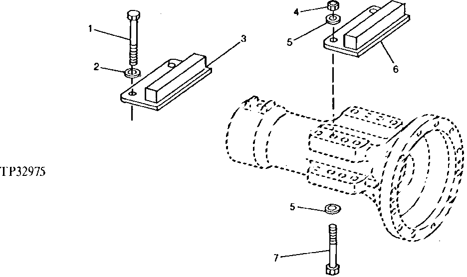 AXLE OSCILLATION LIMITER PLATE (ONLY REQUIRED WITH NARROW WHEELS)