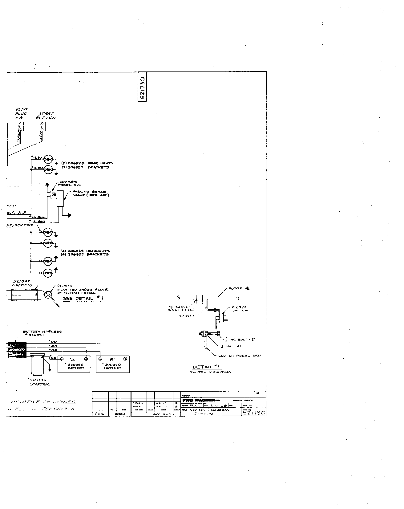 Section 80 - Cab and Electrical Wiring Diagram (Continued)