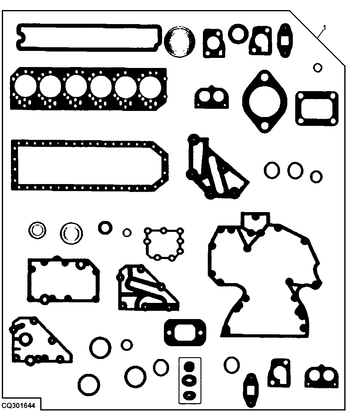ENGINE GASKET SET - ENGINE 6.8L