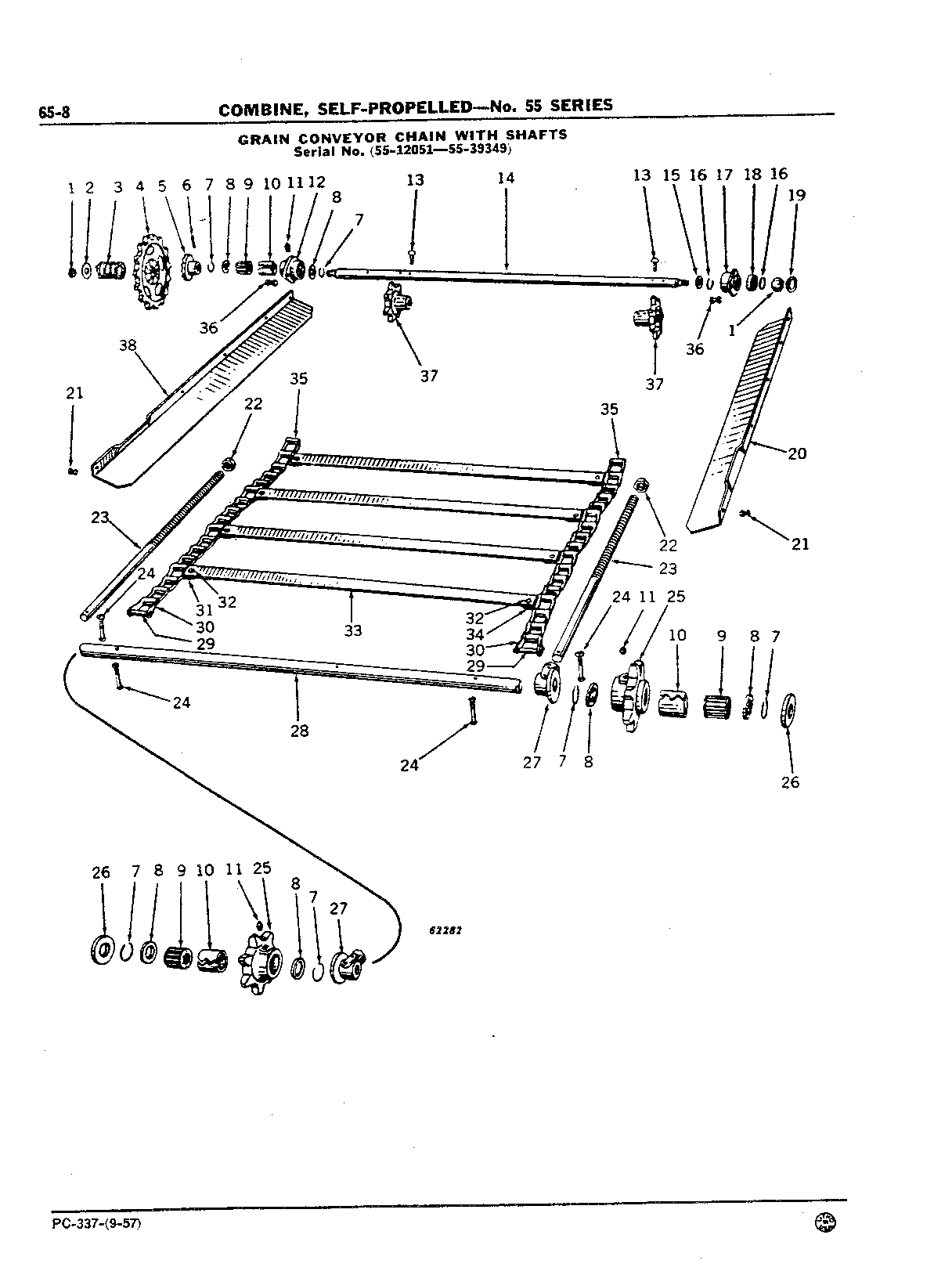 Grain Conveyor Chain with Shafts (Continued)