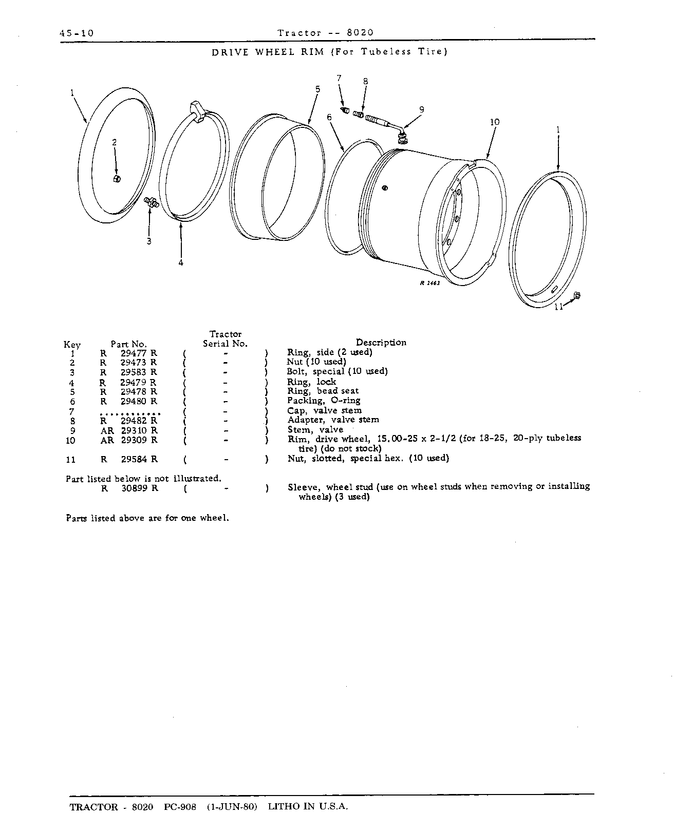 Section 45-Wheels, Axles, Drives, and Differential (Continued)