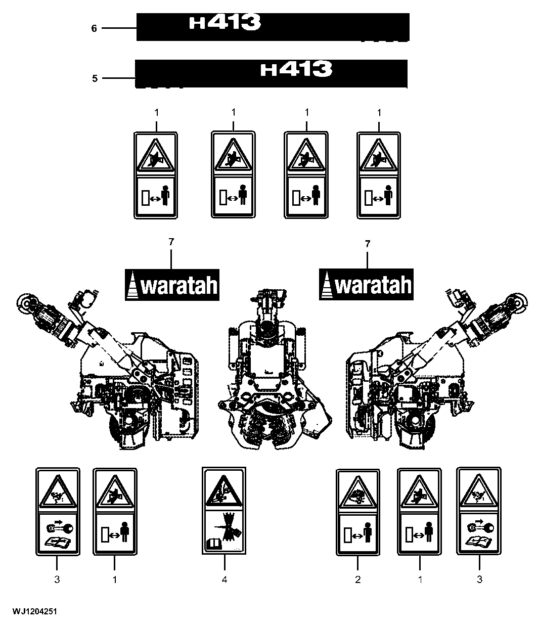 Waratah Labels All Countries (Not for USA & Canada)