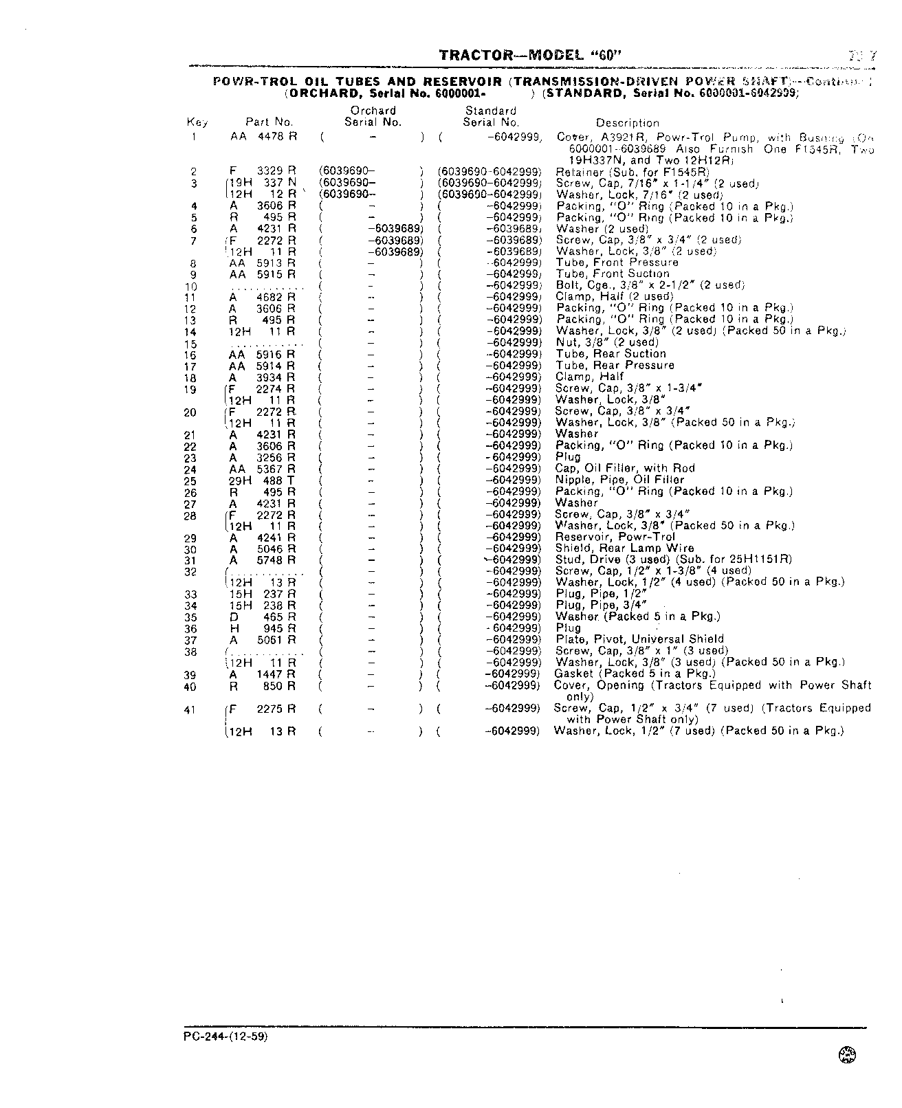 Section 70-Hydraulic Mechanism (Continued)