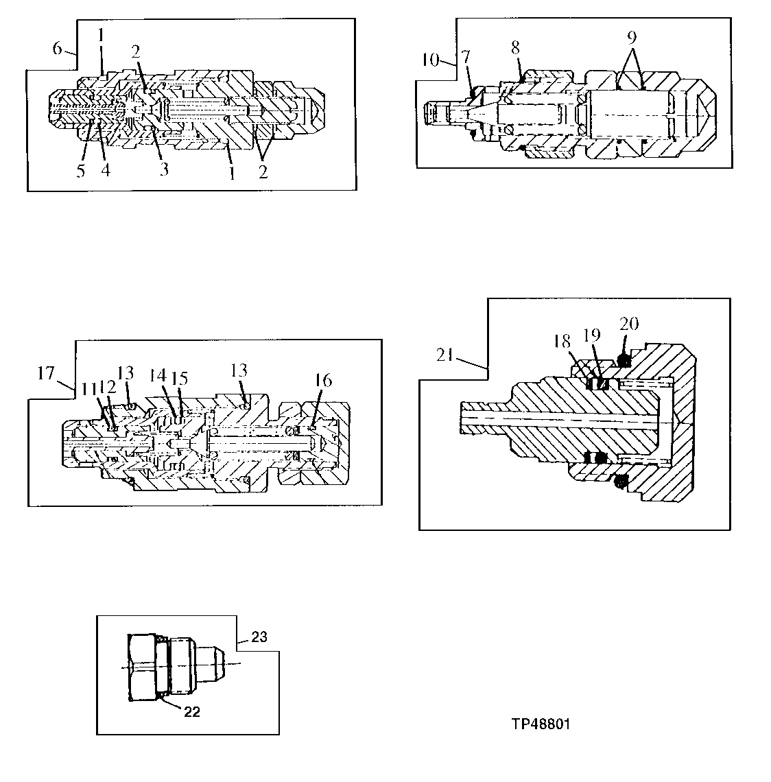 Loader Relief Valves And Kits (Husco) (801200 - )