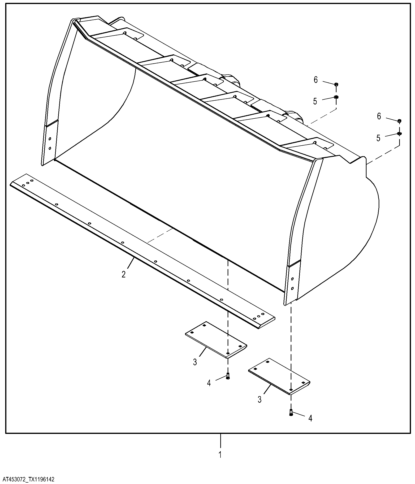 Light Material Coupler Bucket Kit, 4.0 m³ (5.25 yd³)