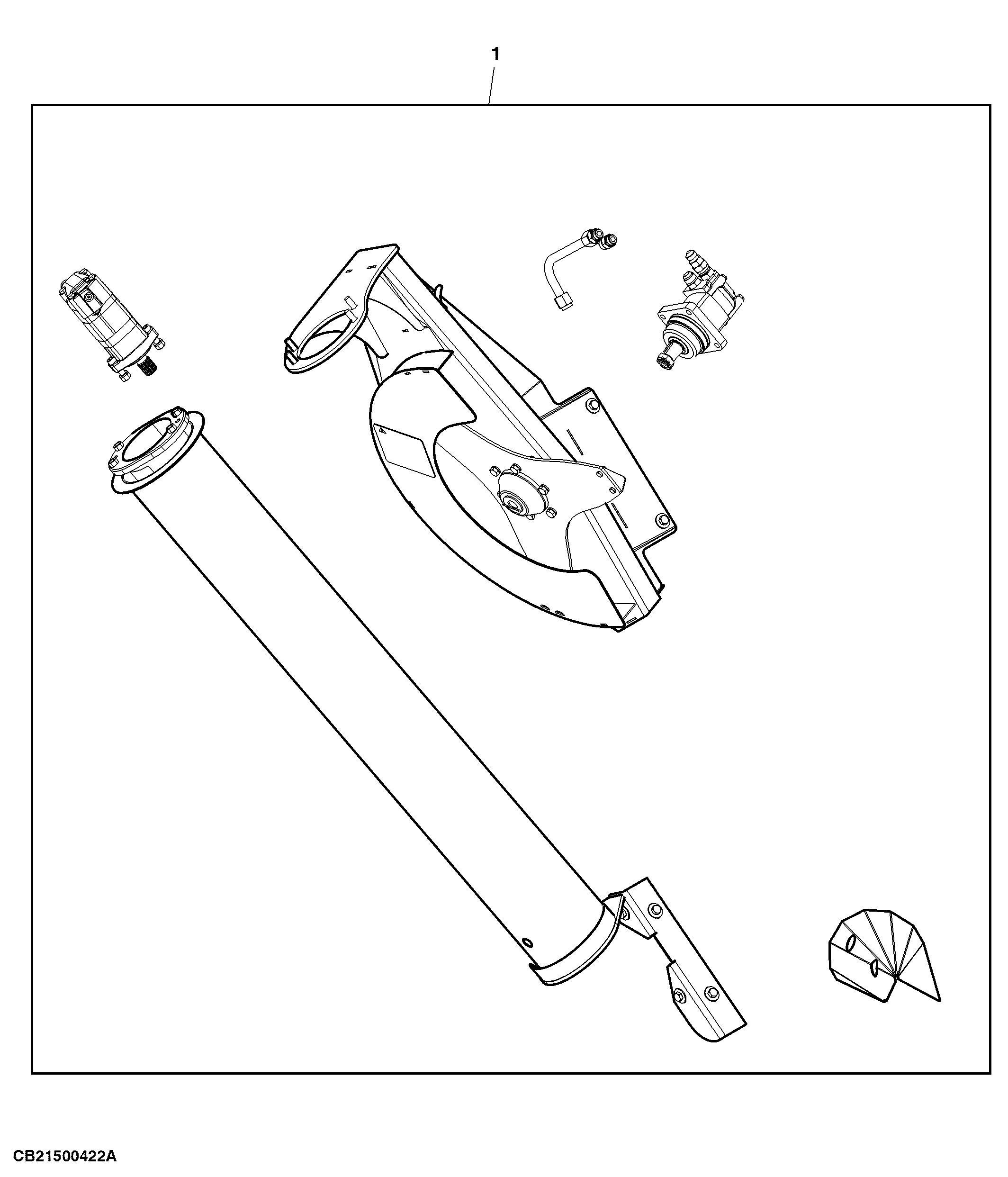 Outer Scroll and Side Knife, RH, Attachment