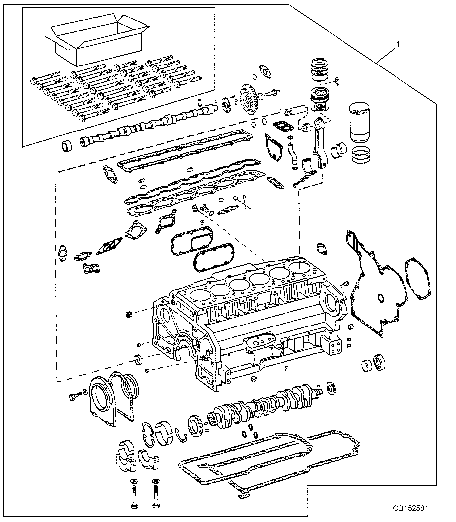 CYLINDER BLOCK - 8.1L ENGINE