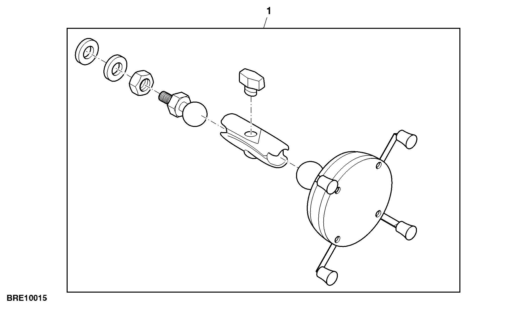 Cell Phone Mounting Bracket, Attachment