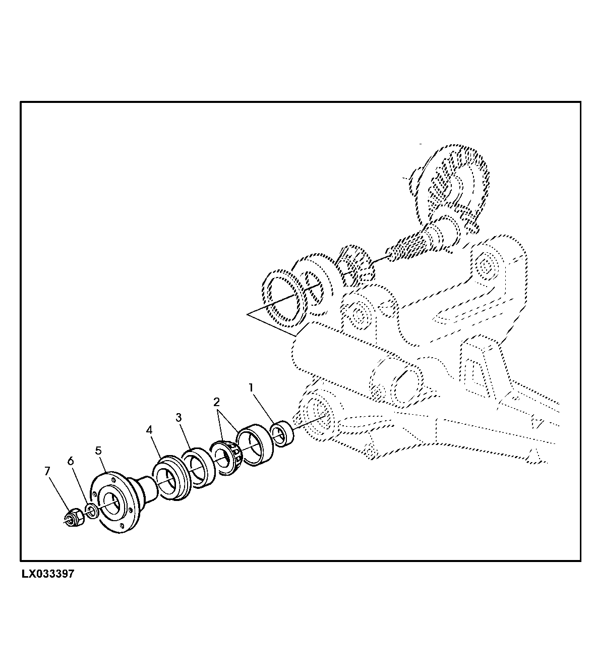 DRIVE FLANGE, MFWD - AXLE AS2045 WITHOUT TLS
