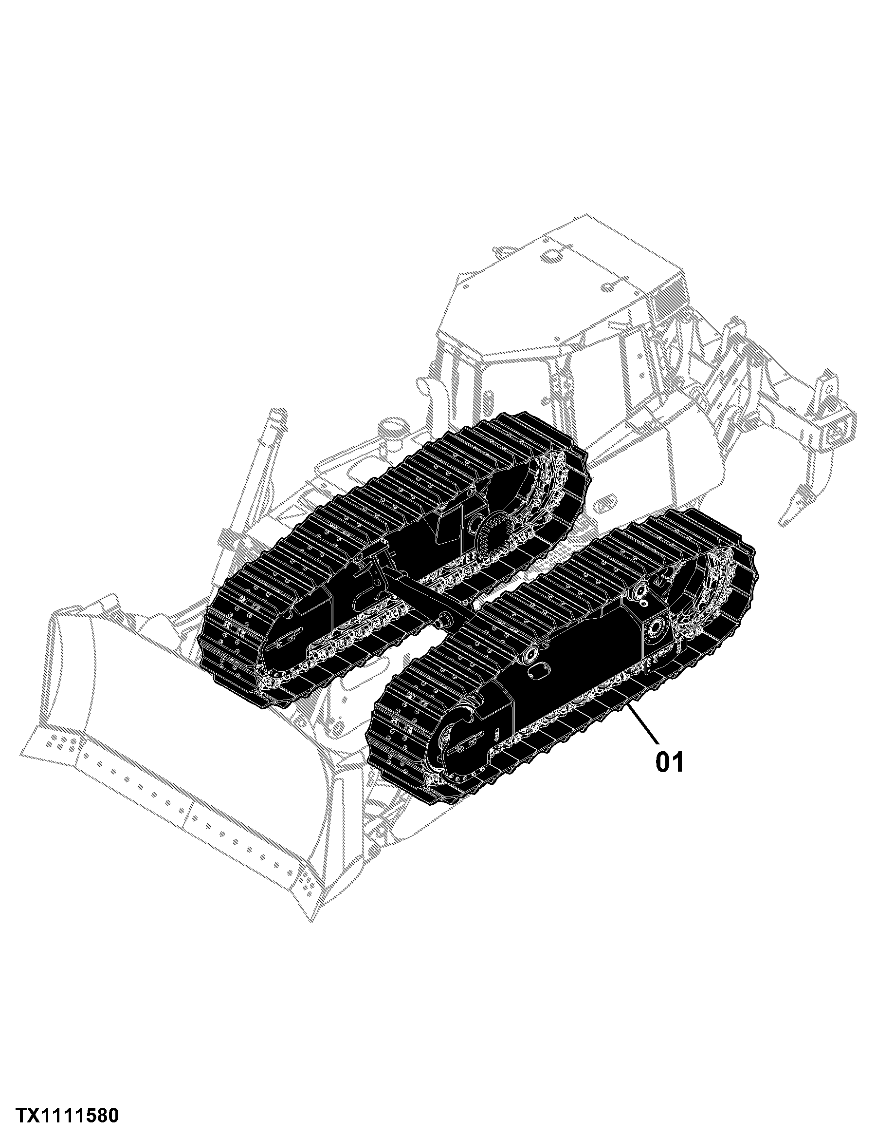850K Crawler Dozer (PIN: 1T0850KX_ _E178122 - 271265)