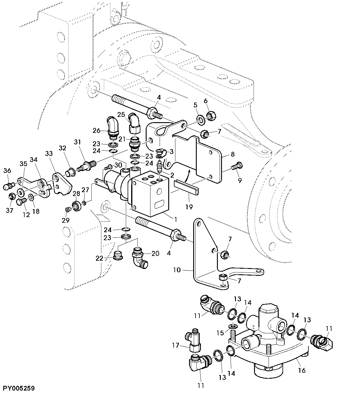 CONTROL VALVES FOR TRAILER AIR BRAKE (DUAL-LINE PLUS SINGLE-LINE SYSTEM)