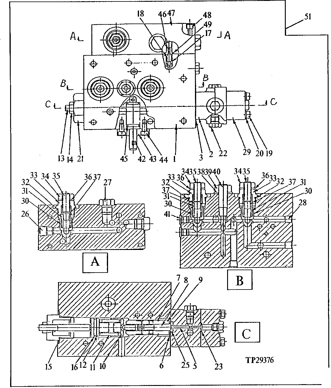 HYDROSTATIC PUMP PRESSURE OVERRIDE VALVE ( - 000636)