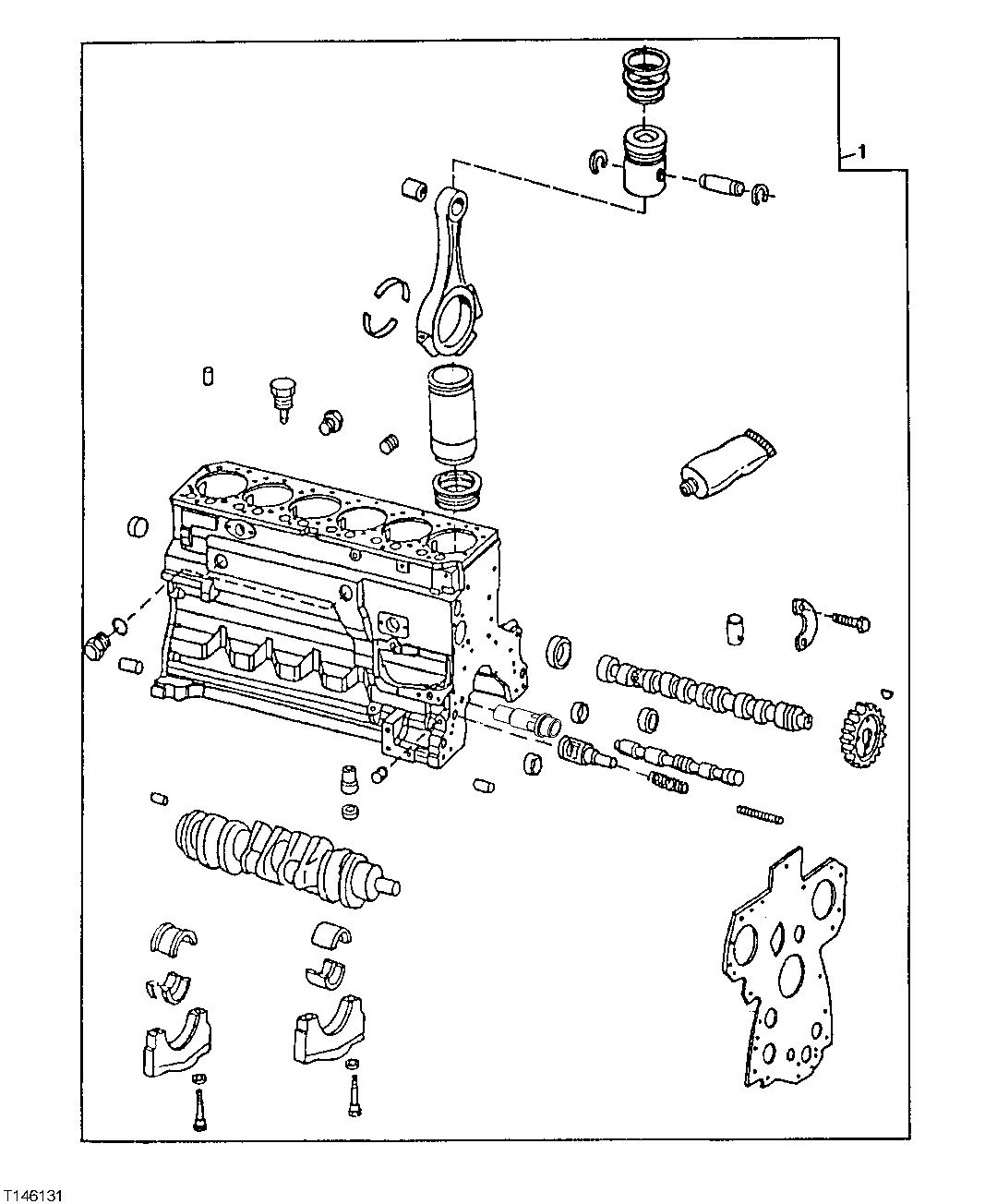 9901 ENGINE SHORT BLOCK
