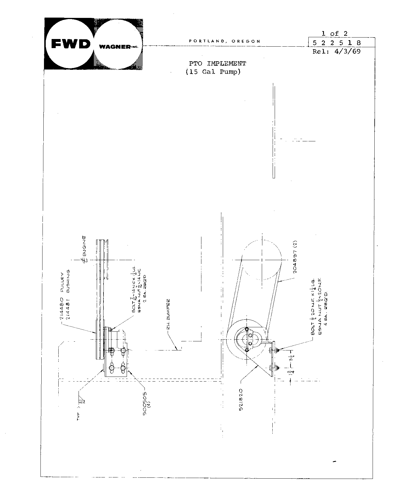 Section 70 - Hydraulics PTO Implement