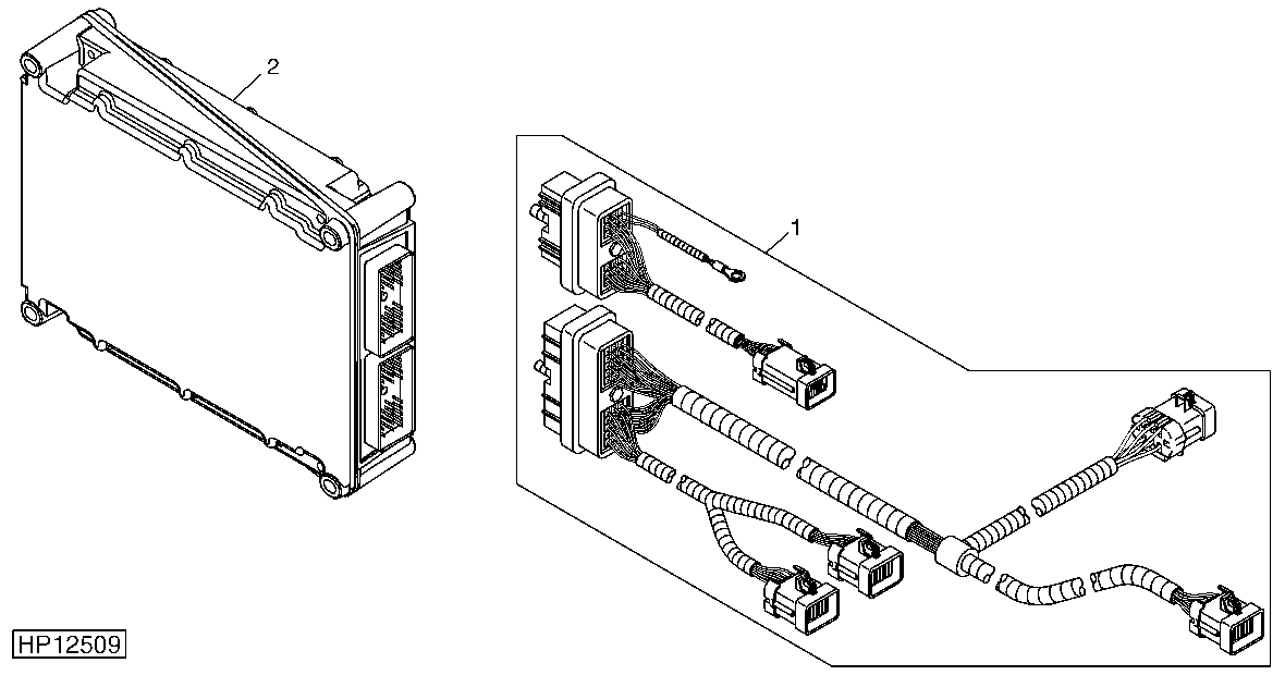 TOUCHSET AUTOMATIC COMBINE ADJUSTMENT WIRING HARNESS