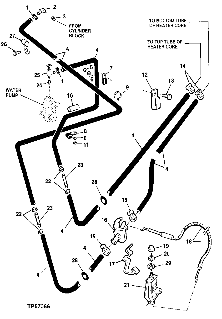 Cab Heater Hoses And Controls (40,000 BTU) (548824 - )