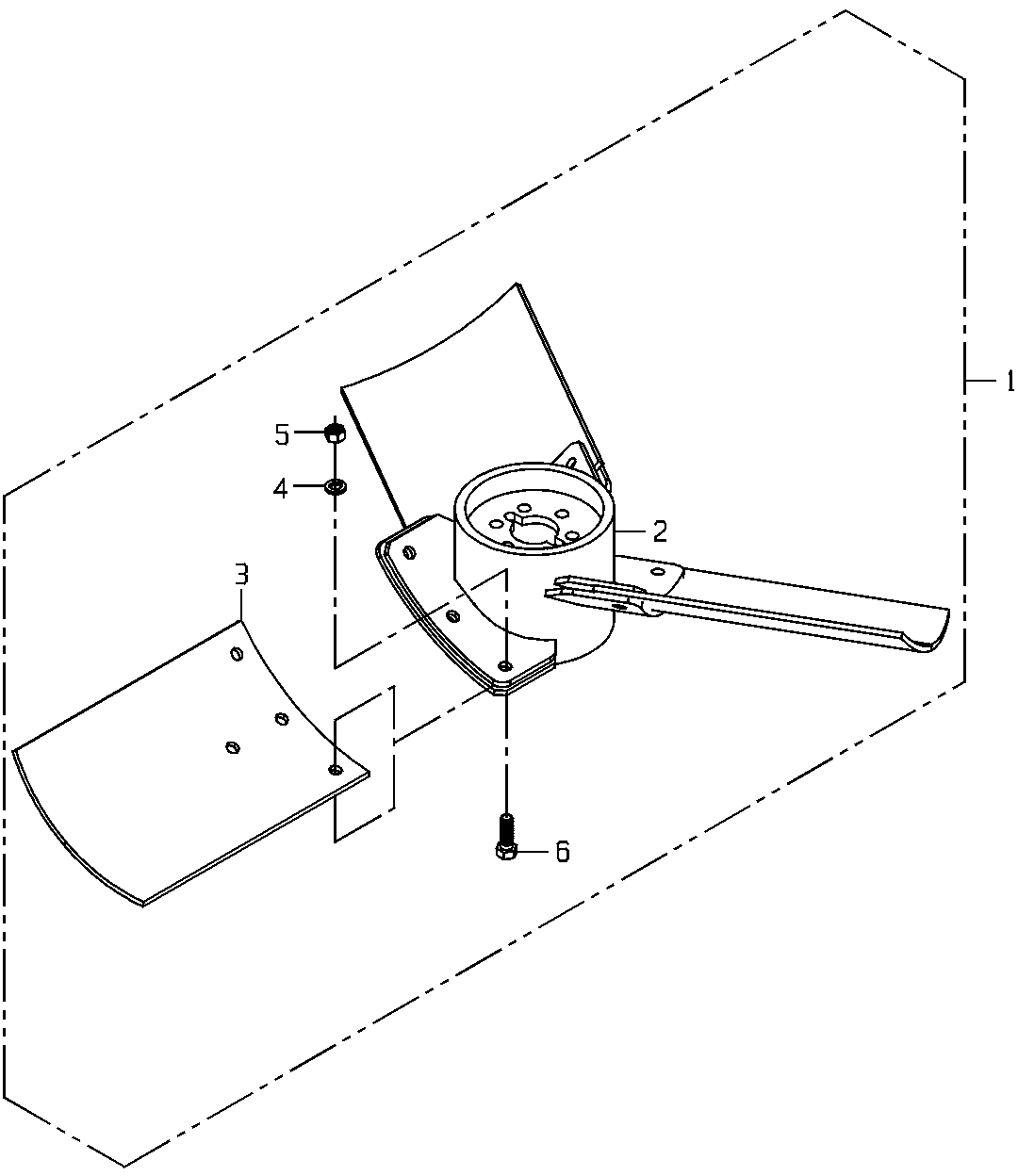 FIELD KIT, SECONDARY EXTRACTOR GP, FAN (FULL WIDTH)