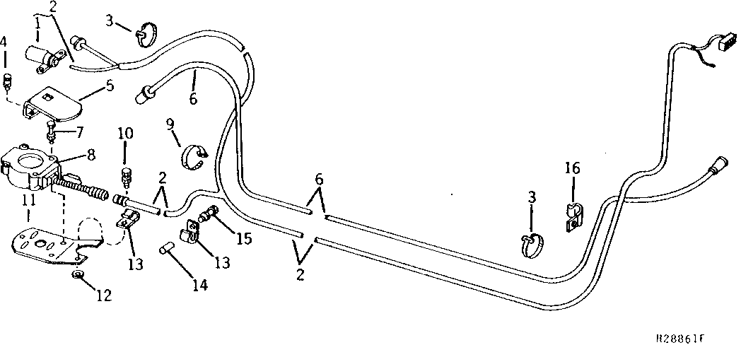 SEPARATOR HARNESS, LOW SHAFT SPEED MONITOR HARNESS,
