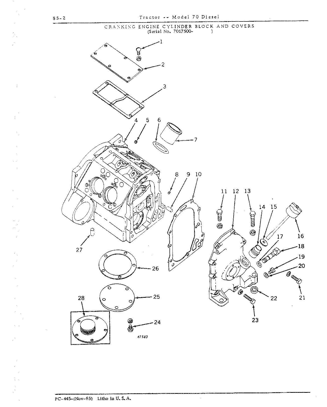 Section 85 - Cranking Engine (Continued)