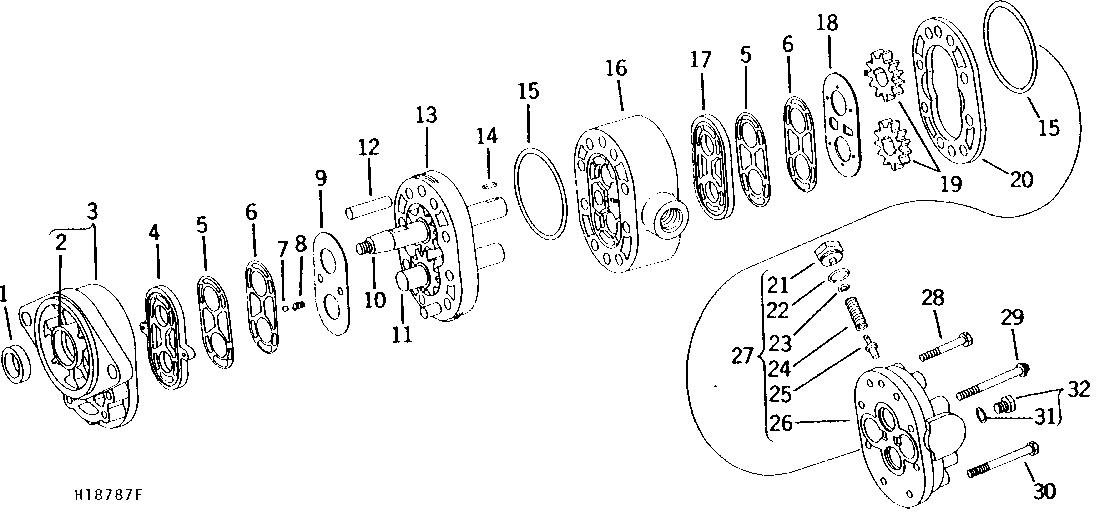 HYDRAULIC PUMP (CESSNA NO. 24385-RAB) ( - 8000)