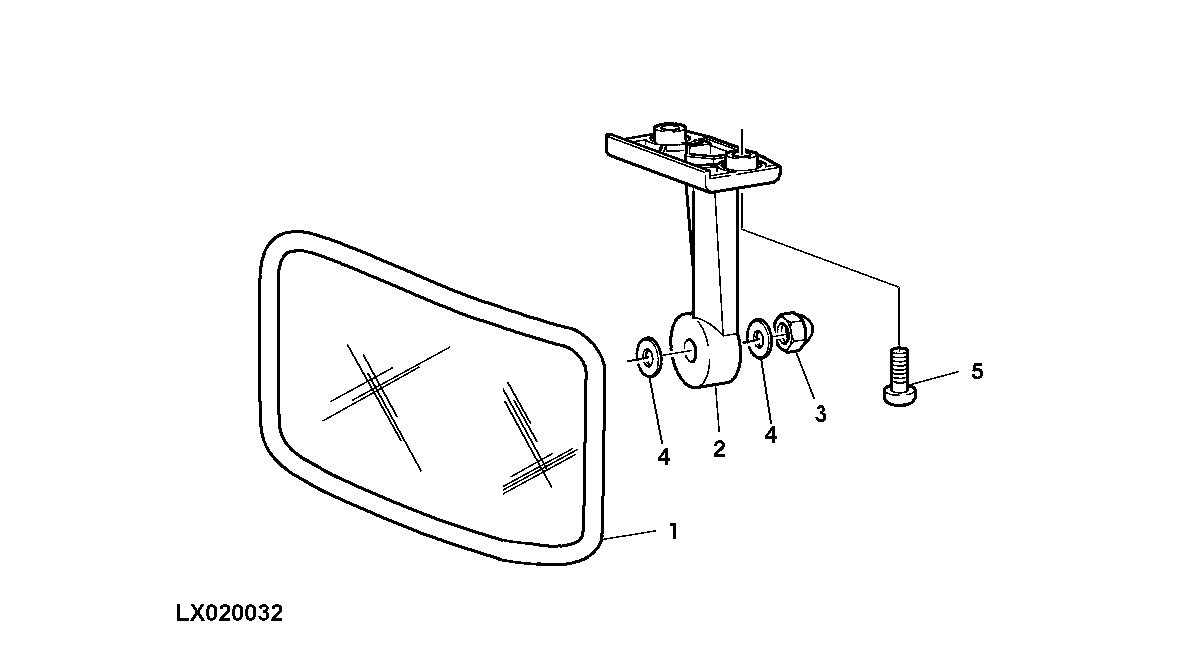 INTERIOR REAR-VIEW MIRROR (FRONT INSTALLATION)
