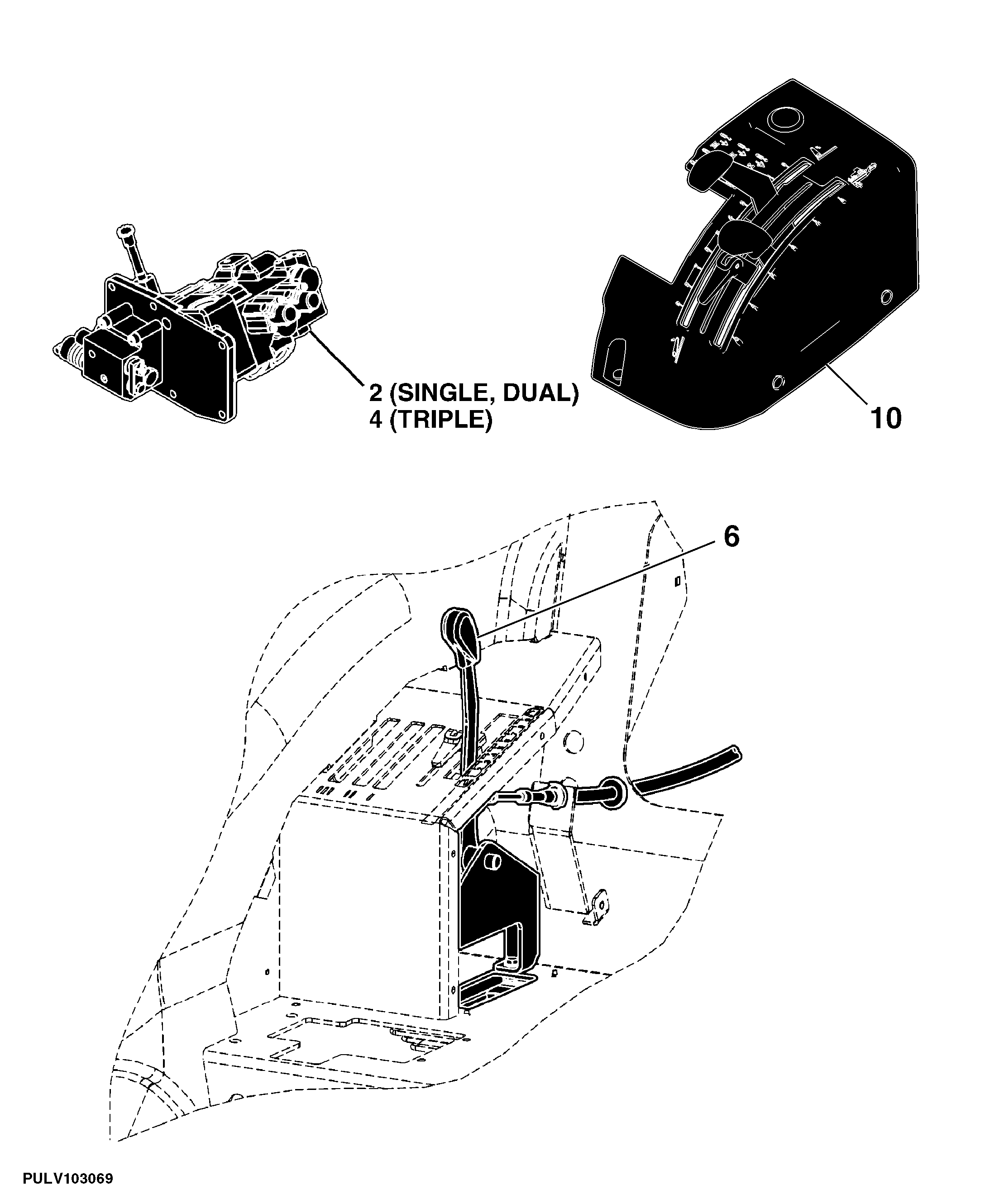 770 ROCKSHAFT CONTROL VALVE (RCV) AND CONTROLS