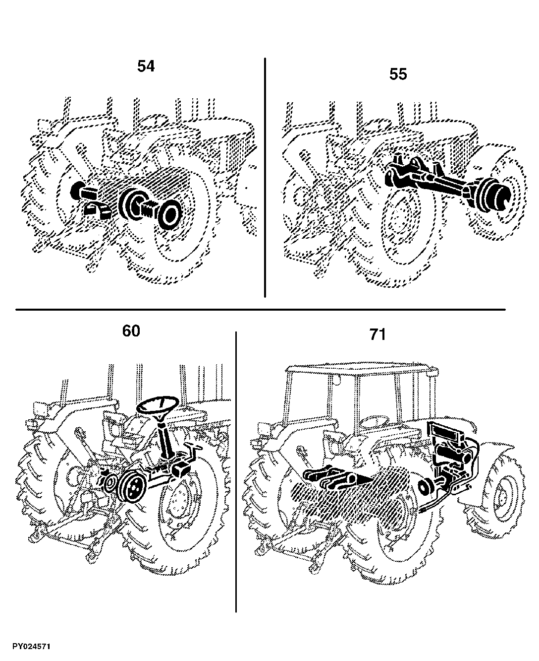 1550, 1750, 1850, 1850N Tractors (Europe Edition)