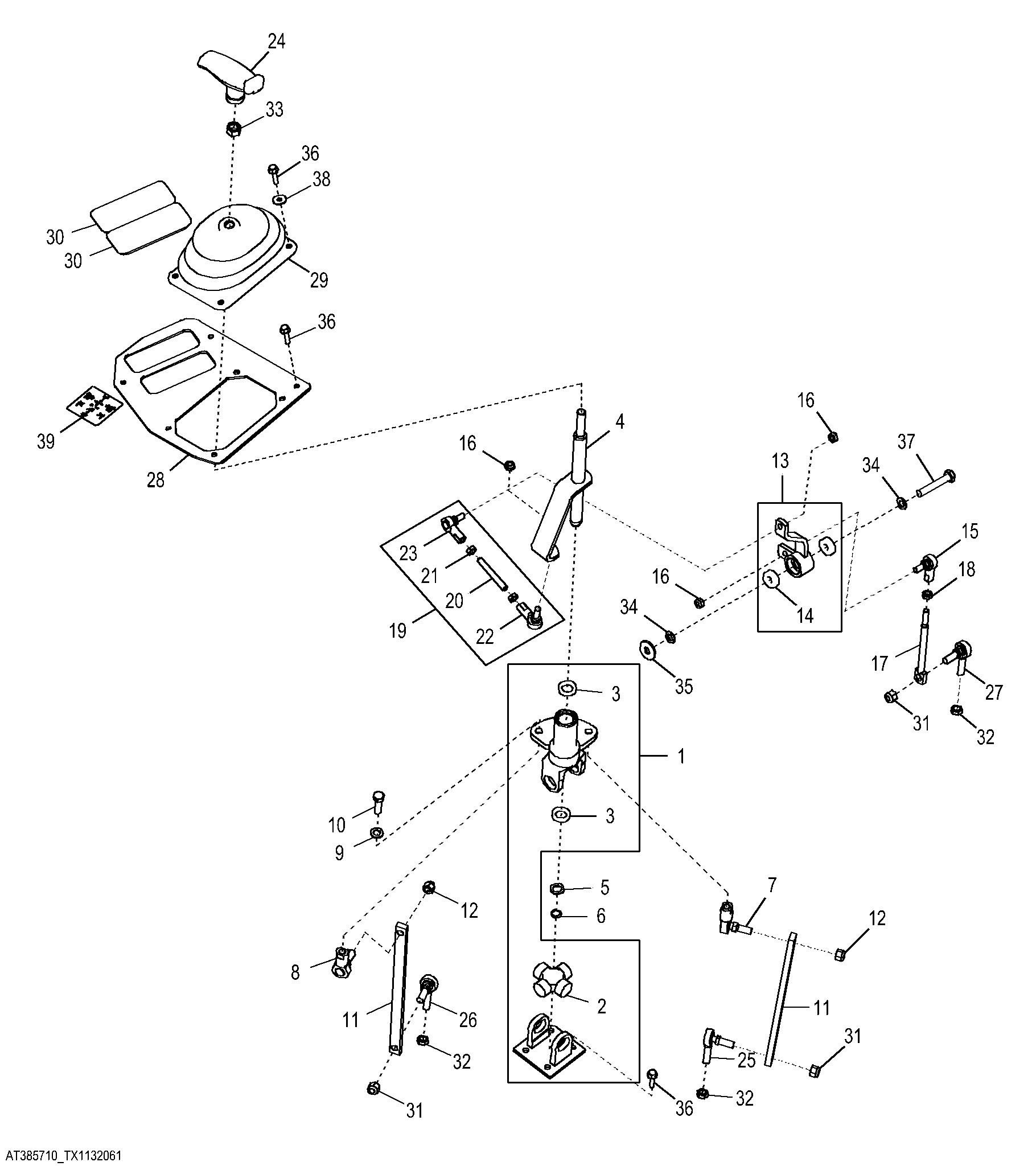 Hydraulic Control without Auxiliary, without Winch